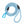 Light blue dog leash with locking carabiner.  Safe leash for your unique, adventurous dog.