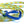 Blue locking carabiner on green leash for your dog. Safe leash for your unique, adventurous dog.
